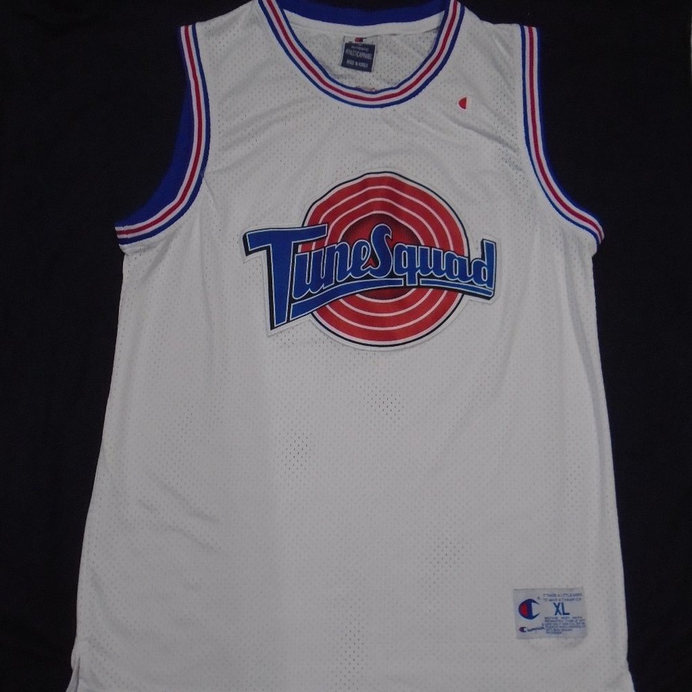 Champion Tune Squad Bugs Bunny Basketball Jersey Tank Top Shirt Size XL Adult